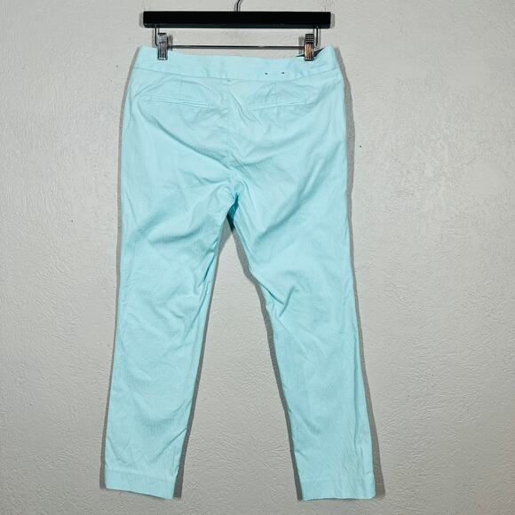 NEW! Banana Republic Hampton Fit Curvy Pant Mint Green Ankle Casual - 2 - Picture 3 of 4